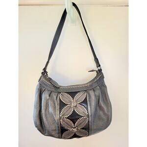 Brighton Shoulder Handbag Limited Edition Mon Amie Pewter Vintage